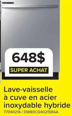 Leon's Samsung Lave-vaisselle acier inoxydable DW80CG4021SRAA offer
