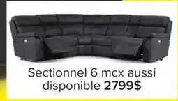 Leon's Haven Sectionnel inclinable électrique 6 mcx à double inclinaison - gris offer