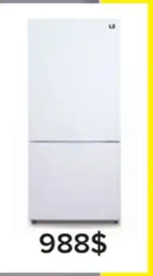 Leon's L2 Réfrigérateur 18,7 pi³ avec congélateur en bas blanc LRB19B5AWWC offer