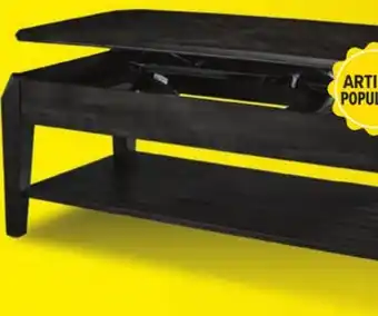 Leon's Lennox Table de centre à dessus relevable 47 po – gris foncé offer
