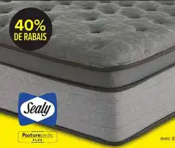 Leon's Sealy Posturepedic Plus Sterling Milana II moelleux à plateau euro luxueux Matelas double offer