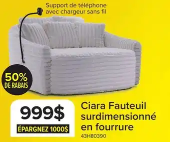Leon's Ciara Fauteuil d'appoint - blanc offer