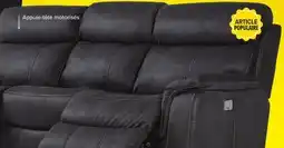 Leon's Haven Sofa inclinable électrique à double inclinaison – gris offer