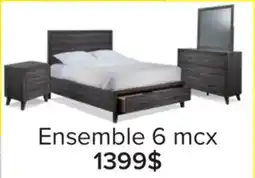 Leon's Miller Chambre à coucher avec rangement 6 mcx grand - gris offer