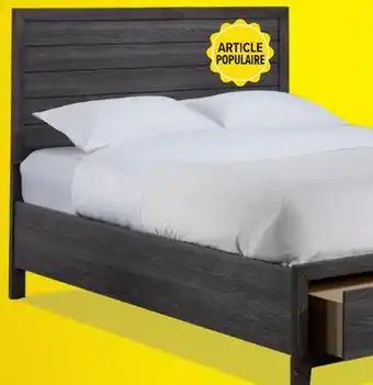 Leon's Miller Lit grand avec rangement 3 mcx - gris offer