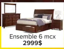 Leon's Eden Chambre à coucher avec rangement 6 mcx grand – brun foncé offer