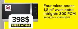 Leon's LG Four micro-ondes intelligent avec hotte intégrée 1,8 pi³ acier inoxydable MVEM1825F offer