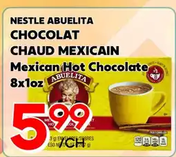 Marche Salaberry NESTLE ABUELITA CHOCOLAT CHAUD MEXICAIN offer