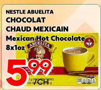 Marche Salaberry NESTLE ABUELITA CHOCOLAT CHAUD MEXICAIN offer