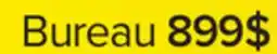 Leon's Camila Bureau 6 tiroirs – brun rustique offer