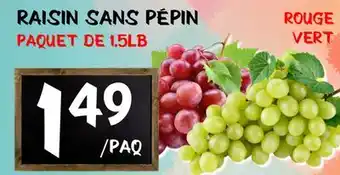 Marche Salaberry RAISIN SANS PÉPIN offer