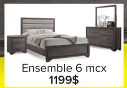 Leon's Sophie Chambre à coucher 6 mcx grand - gris altéré offer