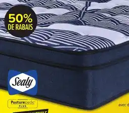 Leon's Sealy Posturepedic Plus Sterling Collection Matelas Hugo II moyen à plateau euro offer