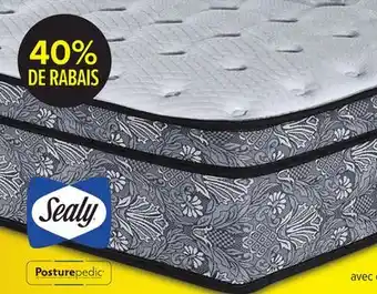 Leon's Sealy Posturepedic Correct Comfort I ferme à plateau euro Matelas double offer