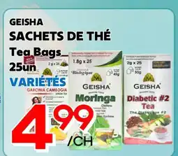 Marche Salaberry GEISHA SACHETS DE THÉ offer