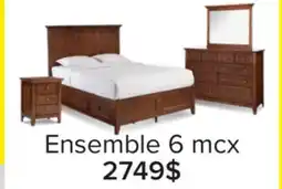 Leon's San Mateo Chambre à coucher avec rangement 6 mcx double – toscane offer