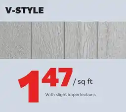Matériaux Pont Masson Number 2 Canexel VSTYLE Siding - 12 x 12' - White offer