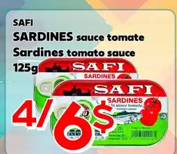 Marche Salaberry SAFI Sardines sauce tomate offer