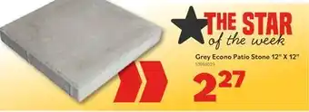 Matériaux Pont Masson Grey Econo Patio Stone 12 x 12 offer