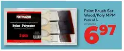 Matériaux Pont Masson Pont Masson Paint Brush Set Wood/Poly MPM offer