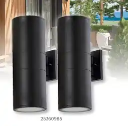 Matériaux Pont Masson Outdoor Wall Light Matte Black 2-Pack offer