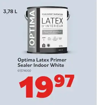 Matériaux Pont Masson Optima Latex Primer Sealer Indoor White 3,78 L offer