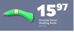 Matériaux Pont Masson Knuckle Saver Roofing Knife offer