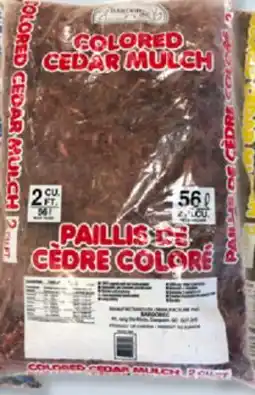 Matériaux Pont Masson Cedar Mulch - 2 cu. ft. Black offer