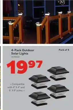 Matériaux Pont Masson 4-Pack Outdoor Solar Lights offer