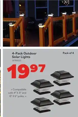 Matériaux Pont Masson 4-Pack Outdoor Solar Lights offer