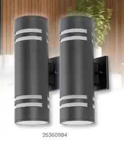 Matériaux Pont Masson Black Cylindrical Wall Sconce / 2 per pack offer