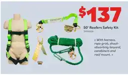 Matériaux Pont Masson 50' Roofers Safety Kit offer