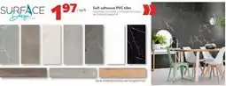 Matériaux Pont Masson Self-adhesive PVC tiles offer