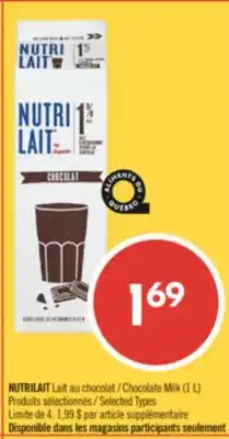 Pharmaprix NUTRILAIT Chocolate Milk offer