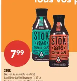 Pharmaprix STOK Cold Brew Coffee Beverage offer