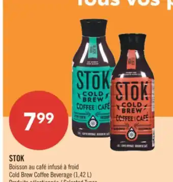 Pharmaprix STOK Cold Brew Coffee Beverage offer