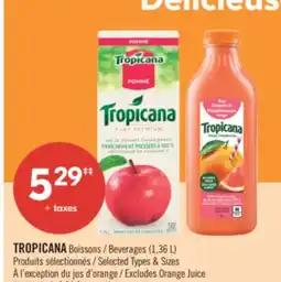 Pharmaprix TROPICANA Beverages (1,36 L) offer