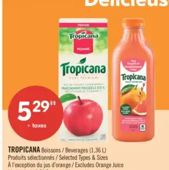 Pharmaprix TROPICANA Beverages (1,36 L) offer