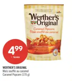 Pharmaprix WERTHER'S ORIGINAL Caramel Popcorn (170 g) offer