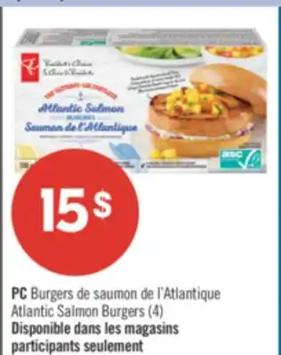 Pharmaprix PC Atlantic Salmon Burgers (4) offer