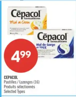 Pharmaprix CEPACOL Lozenges offer