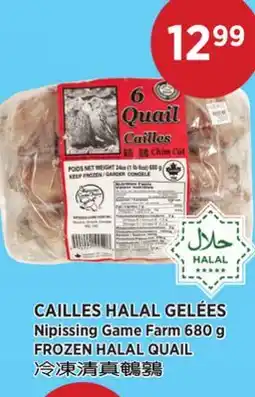 Kim Phat Nipissing Game Farm FROZEN HALAL QUAIL offer