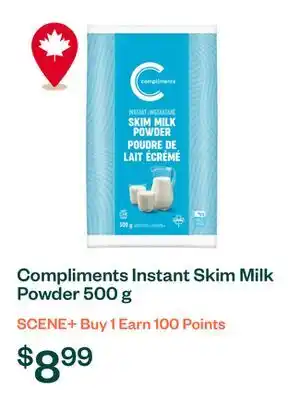 Voilà Compliments Instant Skim Milk Powder 500 g offer