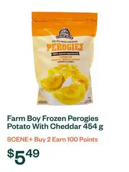 Voilà Farm Boy Frozen Perogies Potato With Cheddar 454 g offer