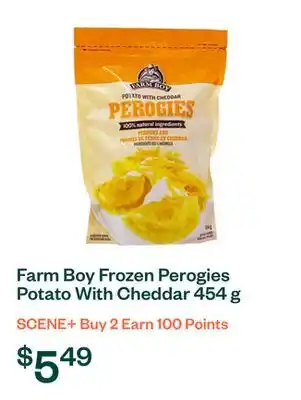 Voilà Farm Boy Frozen Perogies Potato With Cheddar 454 g offer