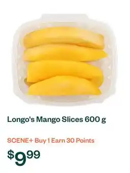 Voilà Longo's Mango Slices 600 g offer