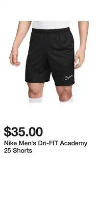 Sport Chek Nike Men's Dri-FIT Academy 25 Shorts offer