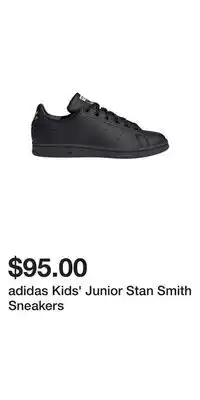 Sport Chek adidas Kids' Junior Stan Smith Sneakers offer