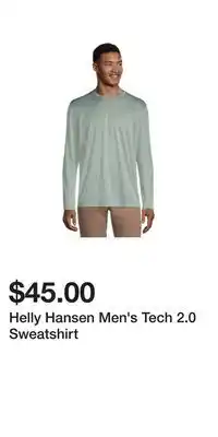 Sport Chek Helly Hansen Men's Tech 2.0 Sweatshirt offer