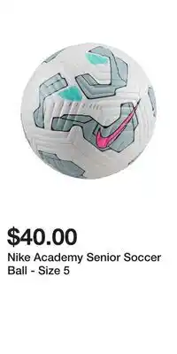 Sport Chek Nike Academy Senior Soccer Ball - Size 5 offer